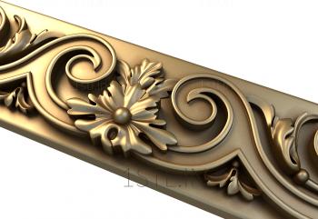 Horisontal panel (PG_0219) 3D model for CNC machine